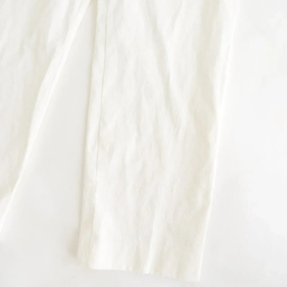 Zac and Rachel White Brocade Straight Leg  Pants Size 14 - Picture 4 of 12